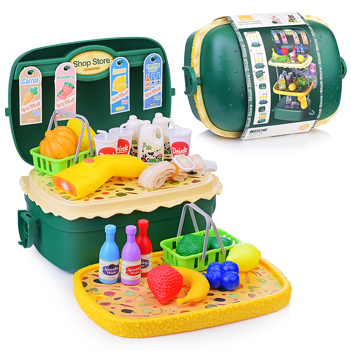 Игровой набор 25741 "Продукты" в чемодане Игровой набор 25741 "Продукты" в чемодане