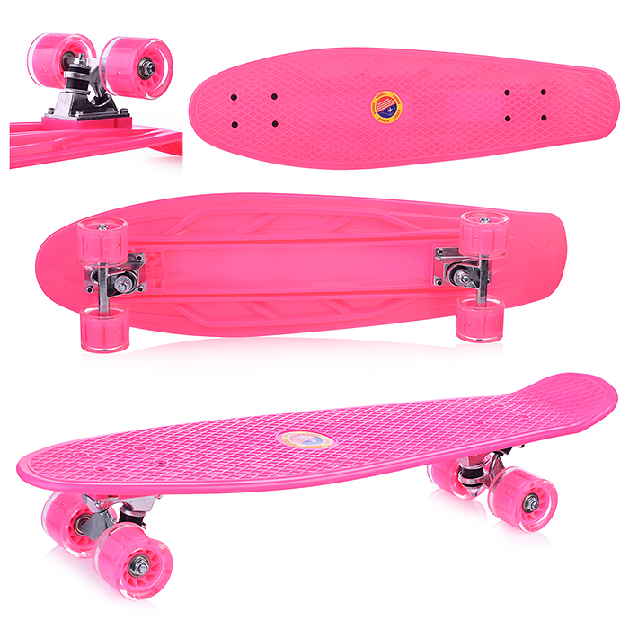 Фото к товару Скейт детский 3143, 67 см, колесо PU со светом Скейт детский 3143, 67 см, колесо PU со светом