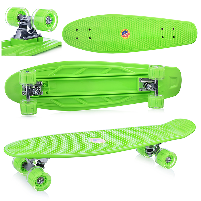 Фото к товару Скейт детский 3143, 67 см, колесо PU со светом Скейт детский 3143, 67 см, колесо PU со светом