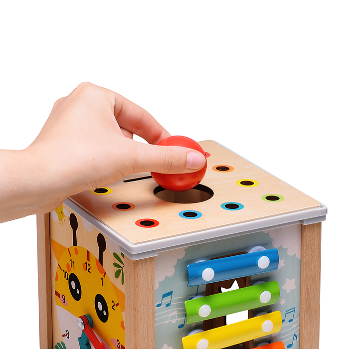 Бизиборд-Куб развивающий D1737 "Любимая ферма"