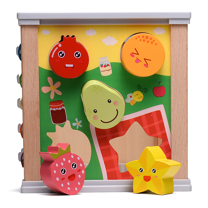 Бизиборд-Куб развивающий D1737 "Любимая ферма"