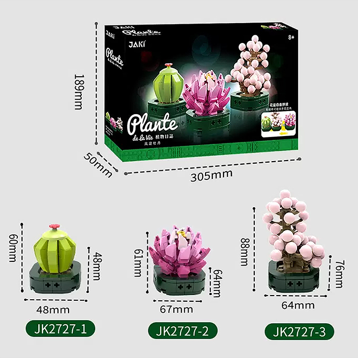 Фото к товару Конструктор JK2727 "Композиция" 287 дет., в коробке Конструктор JK2727 "Композиция" 287 дет., в коробке