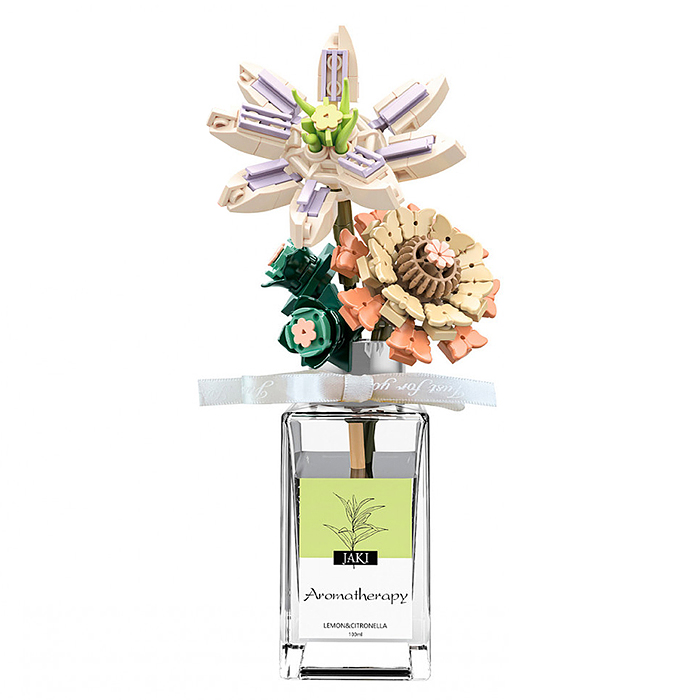 Конструктор JK2502 "Цветы в вазе" 126 дет., в коробке