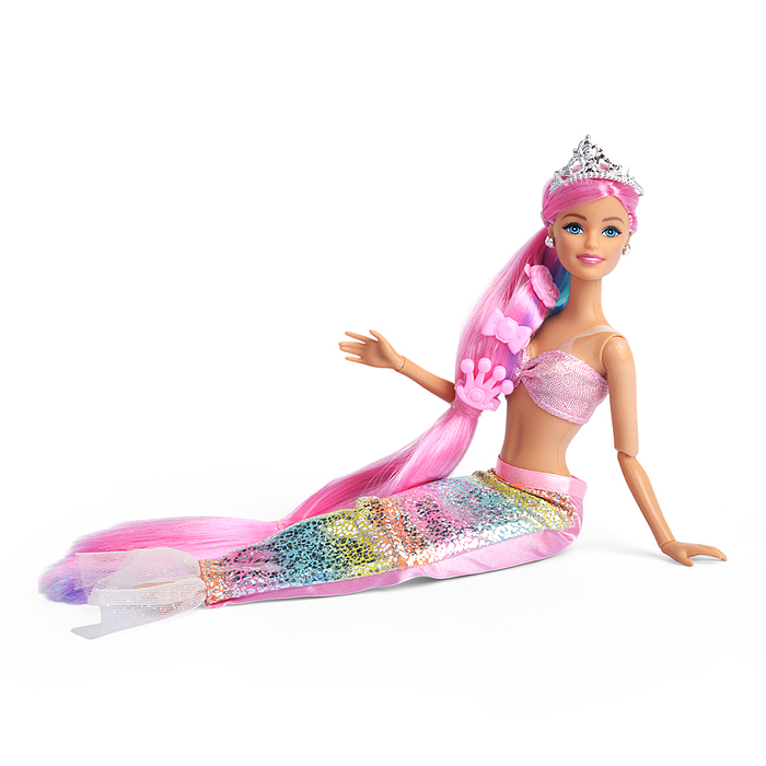 Фото к товару Кукла София 29 см. (руки и ноги сгиб., русалка, акс,) в коробке Кукла София 29 см. (руки и ноги сгиб., русалка, акс,) в коробке