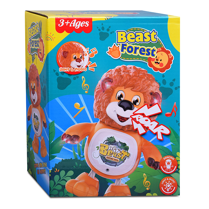 Интерактивная игрушка RS-5163 "Лев" в коробке