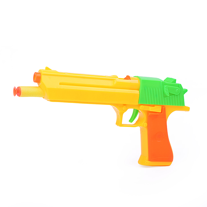 Фото к товару Пистолет 9A-3 "Яркий выстрел" с мягкими полимерными пулями, в пакете Пистолет 9A-3 "Яркий выстрел" с мягкими полимерными пулями, в пакете
