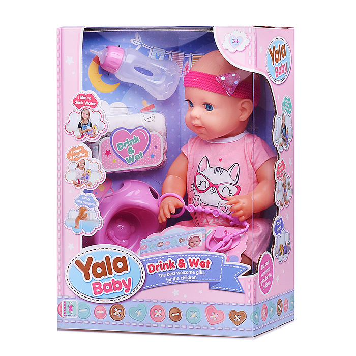 Пупс с аксессуарами YL2440E-G "Тимошка" в коробке