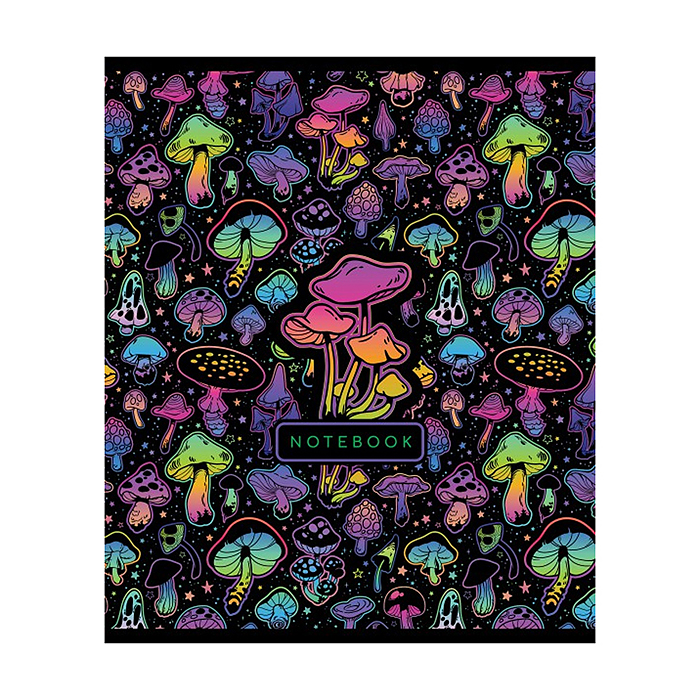 Фото к товару Тетрадь 48л. клетка, А5 "Грибочки" скрепка Тетрадь 48л. клетка, А5 "Грибочки" скрепка