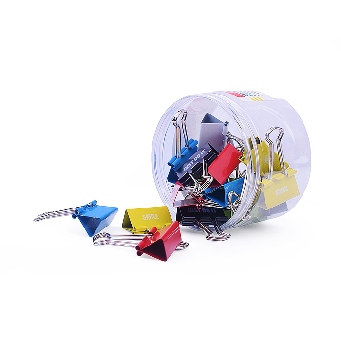 Зажим для бумаг "Today is my day" металлический (32 мм) толщина скрепления до 13,5 мм, 