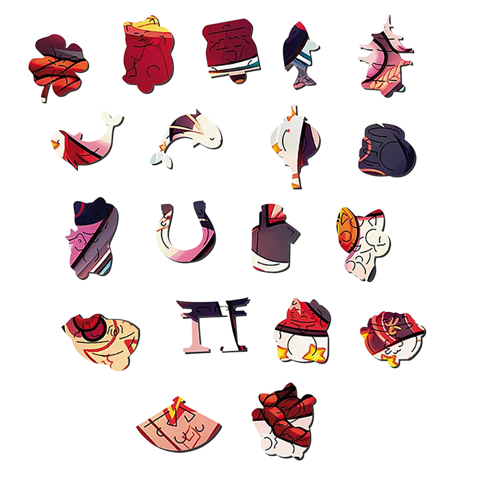 Фото к товару Пазл фигурный "Манеки Неко" Пазл фигурный "Манеки Неко"