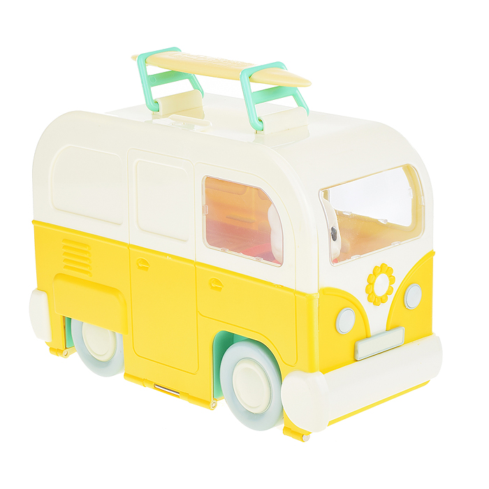 Игровой набор "Домик на колесах" жёлтого цвета