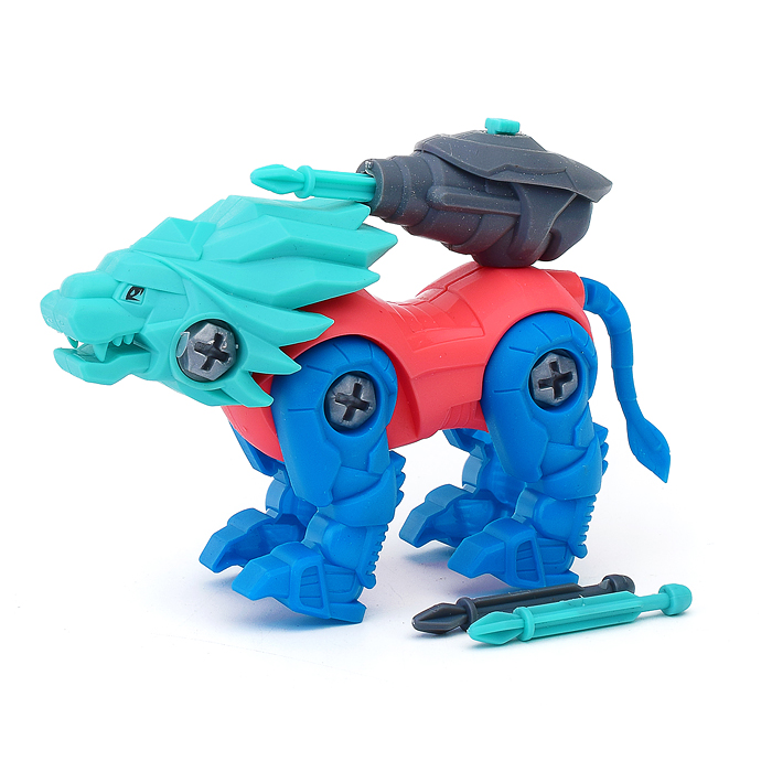 Фото к товару Конструктор 2022-10 "Мир животных" с отверткой, в пакете Конструктор 2022-10 "Мир животных" с отверткой, в пакете