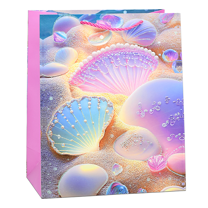 Фото к товару Пакет подарочный 00-6345 "Морская ракушка" 26х32х12 см Пакет подарочный 00-6345 "Морская ракушка" 26х32х12 см