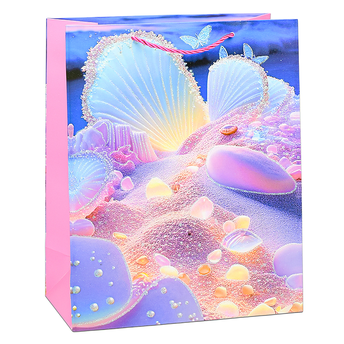 Фото к товару Пакет подарочный 00-6345 "Морская ракушка" 26х32х12 см Пакет подарочный 00-6345 "Морская ракушка" 26х32х12 см