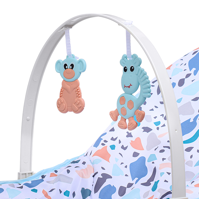 Фото к товару Шезлонг детский 69834 "Зверята" в коробке Шезлонг детский 69834 "Зверята" в коробке