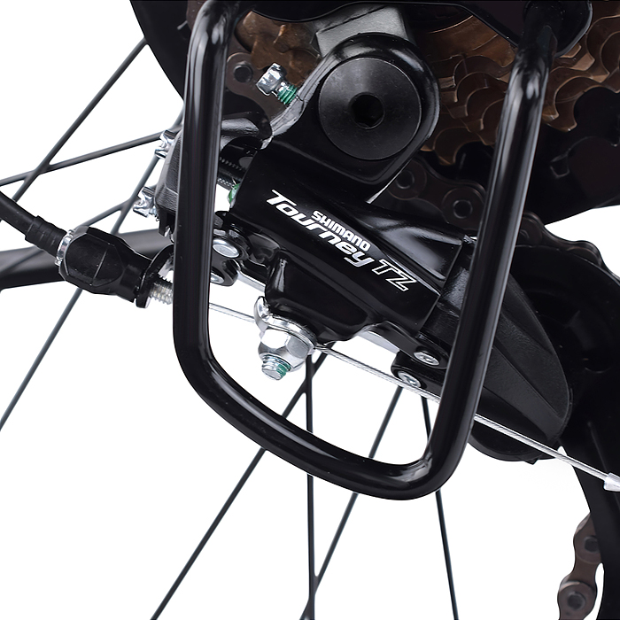 Фото к товару Велосипед 26" Rocket FS, цвет черный, размер 19" Велосипед 26" Rocket FS, цвет черный, размер 19"