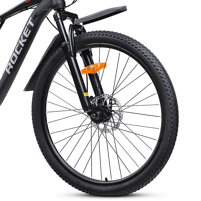 Фото к товару Велосипед 26" Rocket FS, цвет черный, размер 19" Велосипед 26" Rocket FS, цвет черный, размер 19"