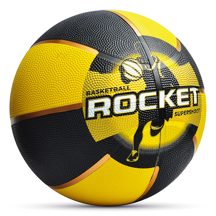 Мяч баскетбольный R0210 № 7, разноцветный 600 г.