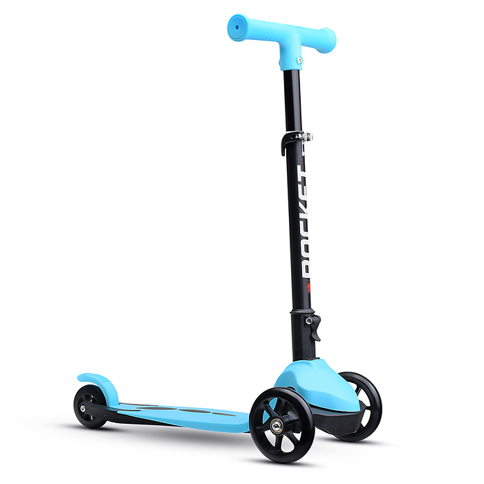 Фото к товару Самокат трёхколёсный R0205 ROCKET колёса PU, цвет бирюзовый Самокат трёхколёсный R0205 ROCKET колёса PU, цвет бирюзовый