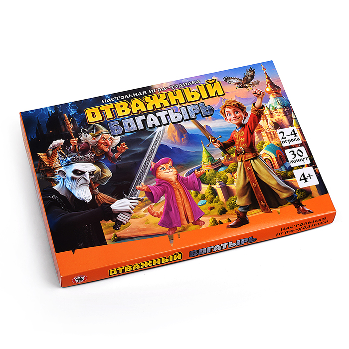 Фото к товару Игра-ходилка "Отважный богатырь" Игра-ходилка "Отважный богатырь"