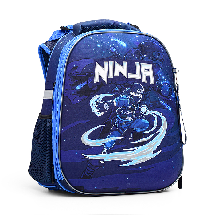 Рюкзак каркасный "Ниндзя" формованный из полимеров, материал: нейлон, полиэстер, полноцветная 