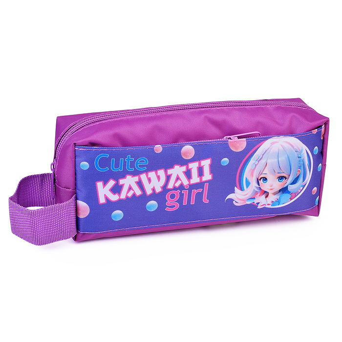 Пенал-косметичка, печать на кармане с ручкой "Очаровательная малышка" 2025 