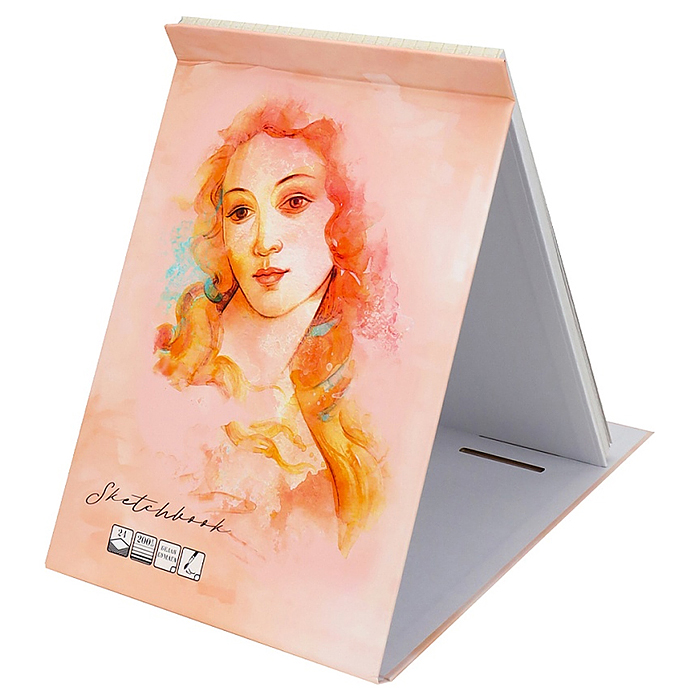 Скетчбук А4, 24л. "Изящная простота" Мольберт плотность бумаги 200 г/м2