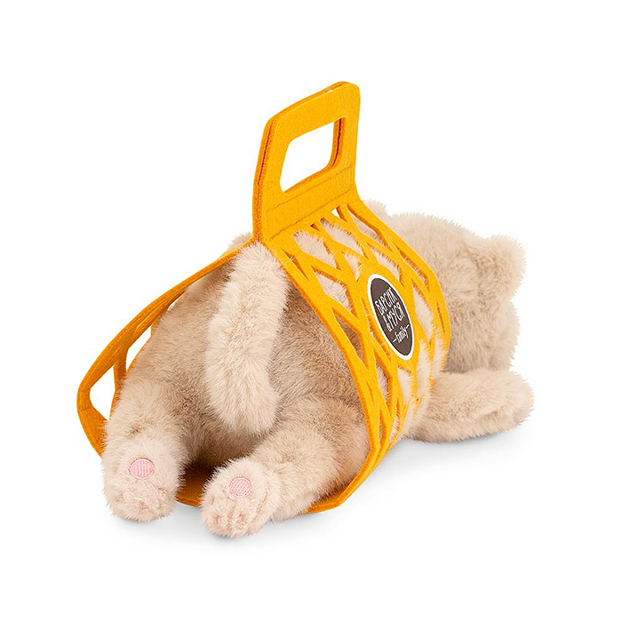 Кот Барсик в сумке бежевый 35 