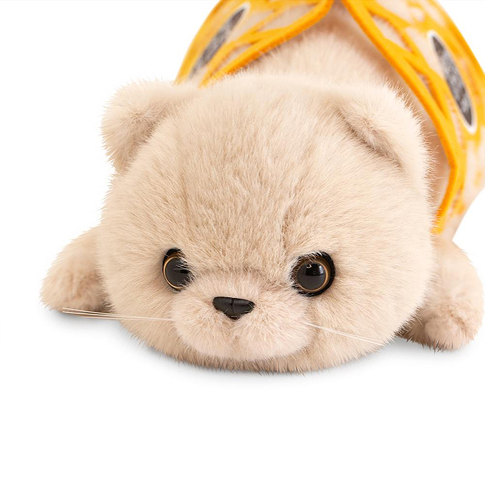 Кот Барсик в сумке бежевый 35 