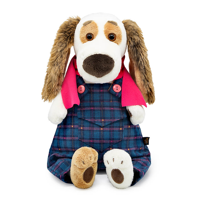 Собака Бартоломей в комбинезоне