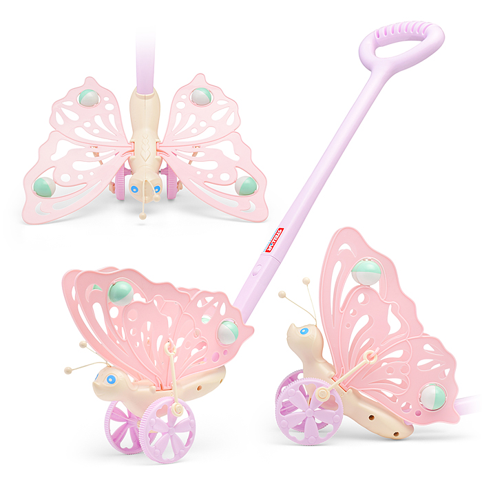 Каталка "Бабочка" (розовая) Каталка "Бабочка" (розовая)