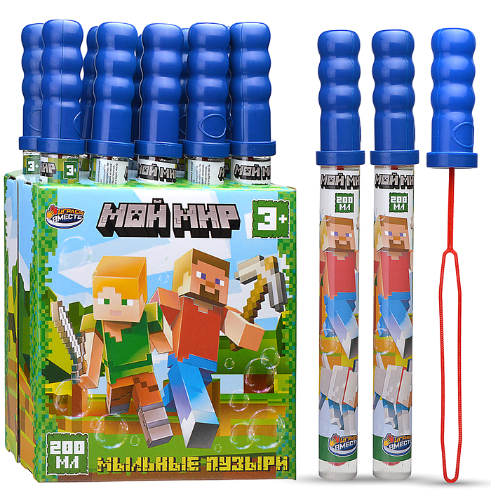 Мыльные пузыри 200 мл, в колбе 38 см, 