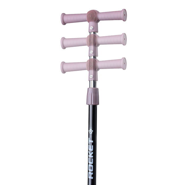 Фото к товару Самокат трёхколёсный R0203 ROCKET колёса световые PU, цвет коричневый Самокат трёхколёсный R0203 ROCKET колёса световые PU, цвет коричневый