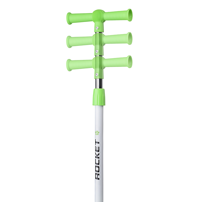 Фото к товару Самокат трёхколёсный R0203 ROCKET колёса световые PU, цвет салатовый Самокат трёхколёсный R0203 ROCKET колёса световые PU, цвет салатовый