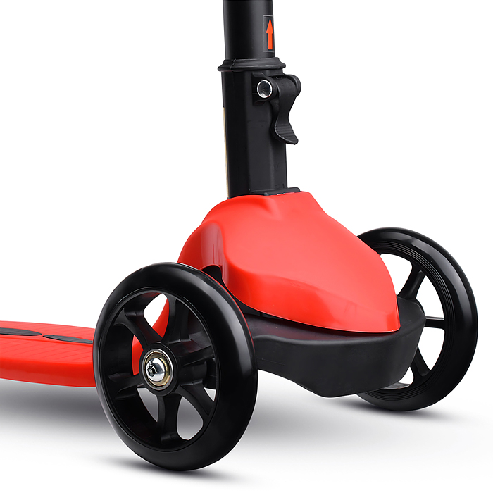 Фото к товару Самокат трёхколёсный R0205 ROCKET колёса PU, цвет красный Самокат трёхколёсный R0205 ROCKET колёса PU, цвет красный