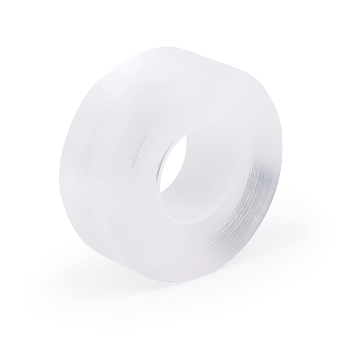 Клейкая лента двусторонняя многоразовая, прозрачная, 3 м х 30 мм, толщиной 1,7 мм, 