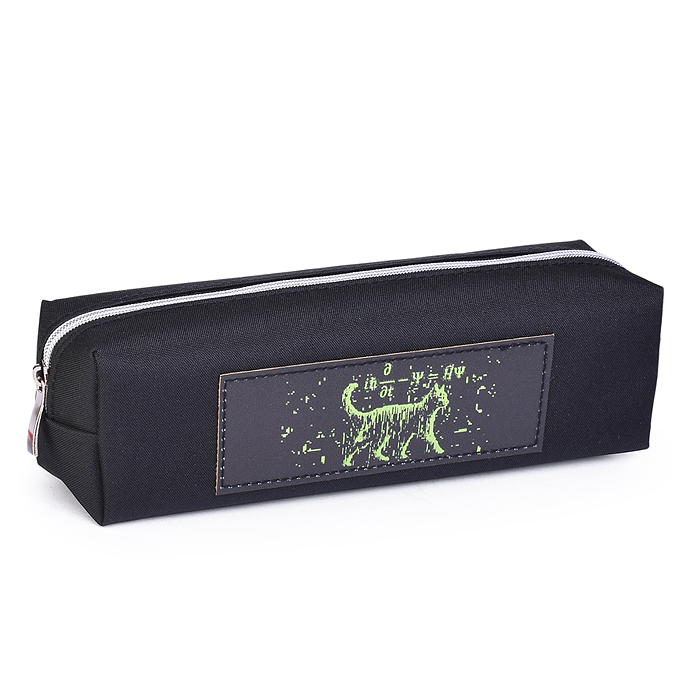 Пенал "Digital Cat" 21x6x4 см, прямоугольный для 30 предметов, плотный износостойкий полиэс