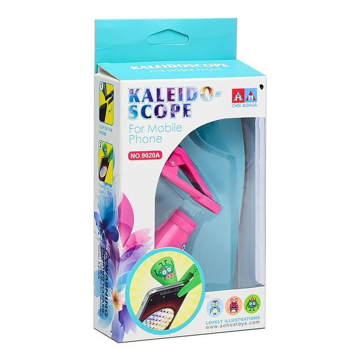 Фото к товару Калейдоскоп 9020A "Монстрики" на телефон, в коробке Калейдоскоп 9020A "Монстрики" на телефон, в коробке