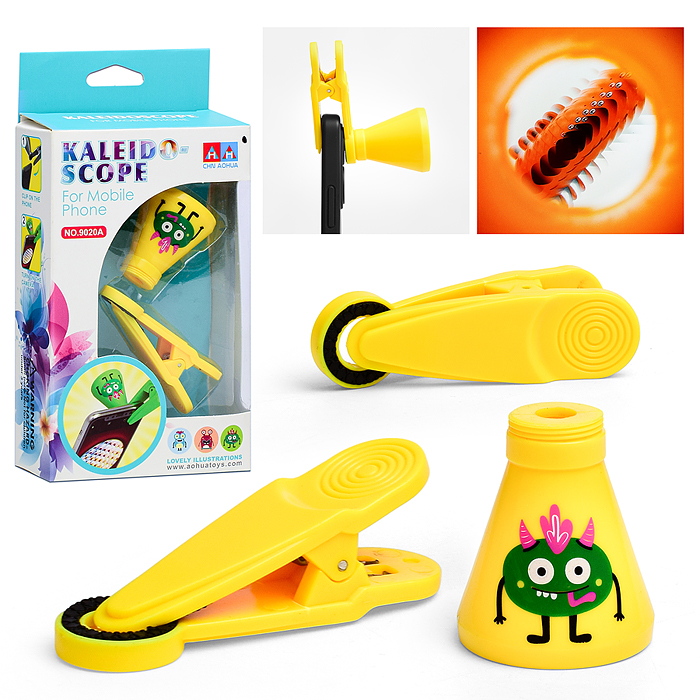 Фото к товару Калейдоскоп 9020A "Монстрики" на телефон, в коробке Калейдоскоп 9020A "Монстрики" на телефон, в коробке