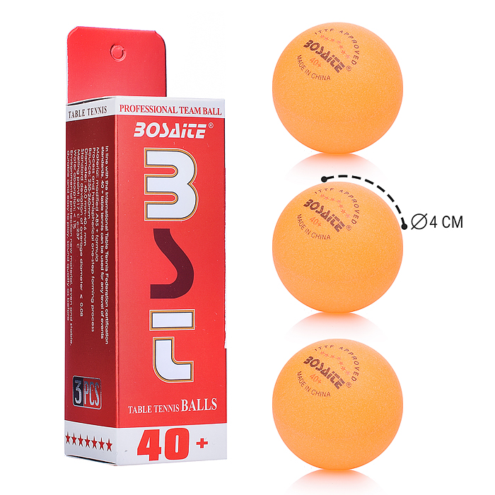 Набор мячей для настольного тенниса 00-5737 (3 шт.) в коробке