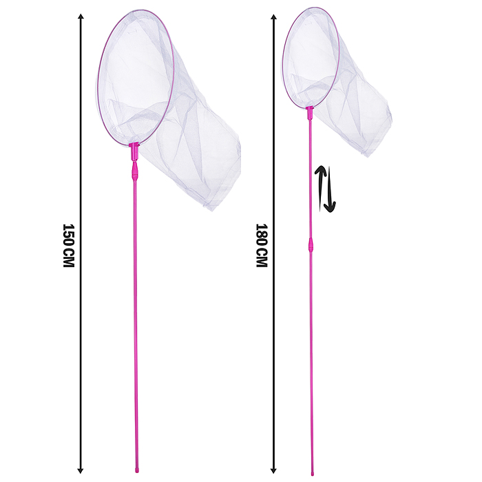 Фото к товару Сачок для ловли бабочек 00-5801 (150/30 см.) (в ассортименте) Сачок для ловли бабочек 00-5801 (150/30 см.) (в ассортименте)
