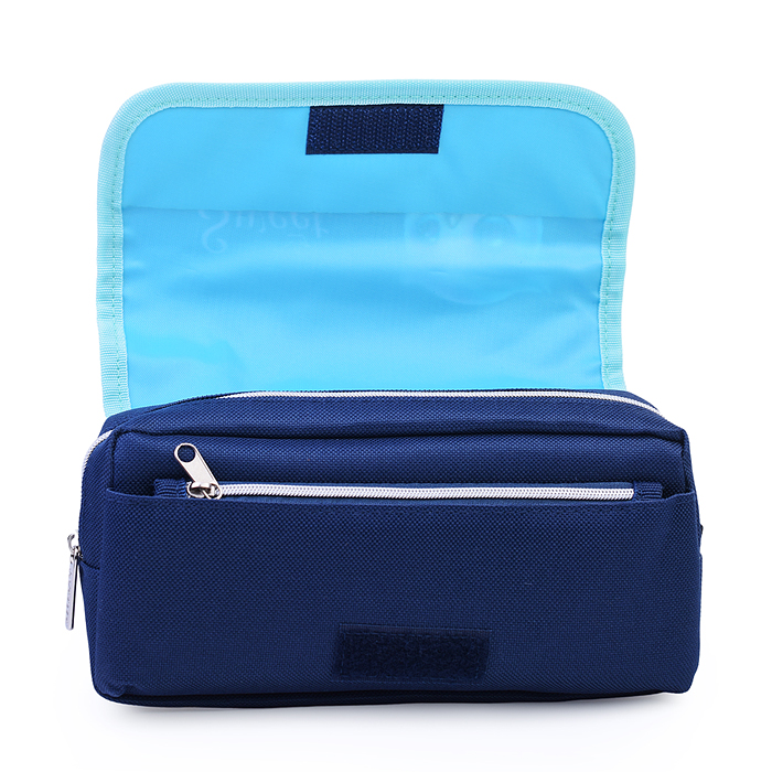 Пенал "Happy Owl" 20,5x9,5x7 см, прямоугольный для 40 предметов, отделение на молнии, наруж