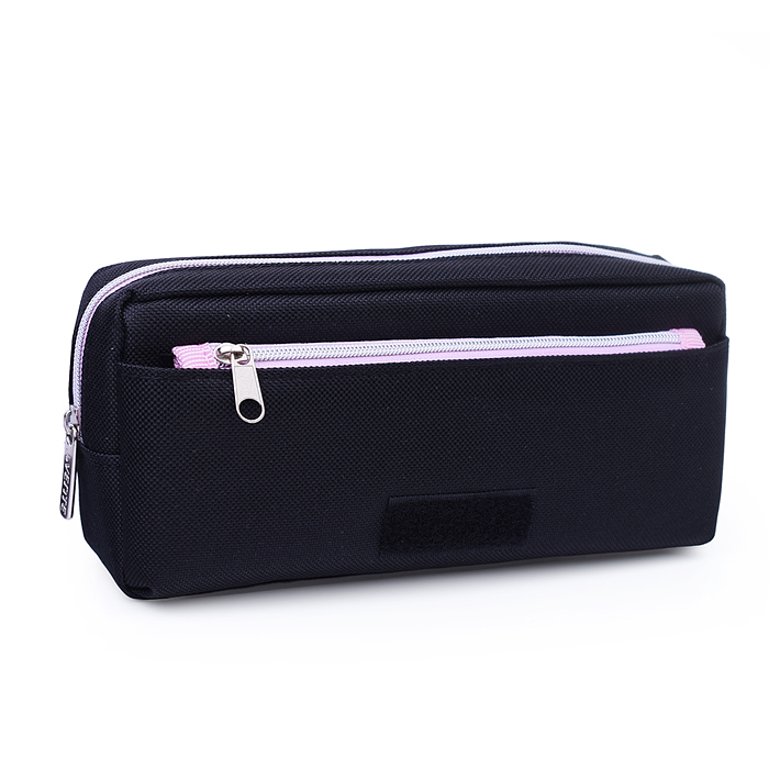 Пенал "Fancy Girl" 20,5x9,5x7 см, прямоугольный для 40 предметов, отделение на молнии, нару