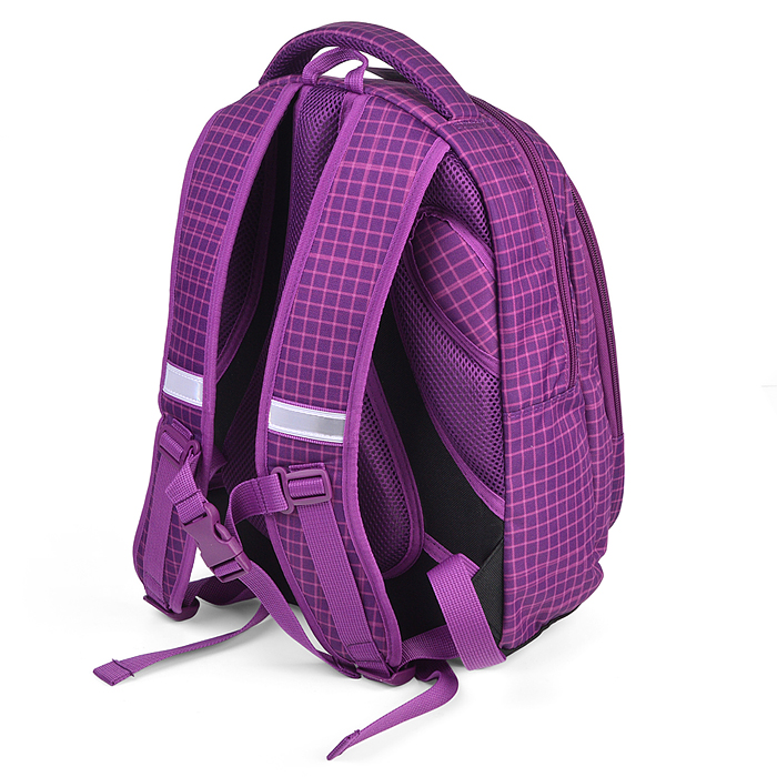 Рюкзак облегченный "Аниме" с анатомической спинкой, 2 отделения на молнии