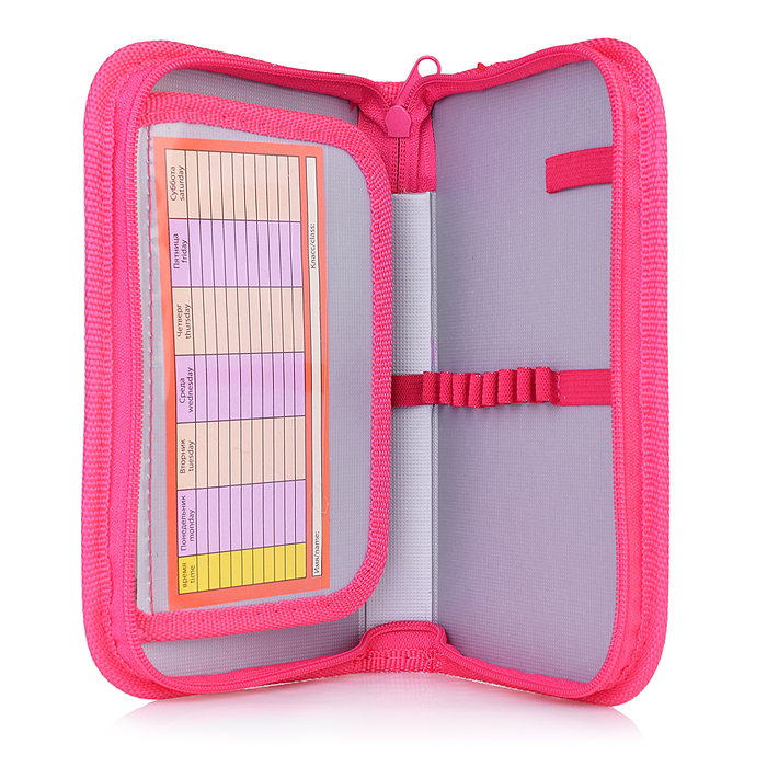 Пенал односекционный большой с откидной планкой печать на ткани "Красотка в шляпке"130/200