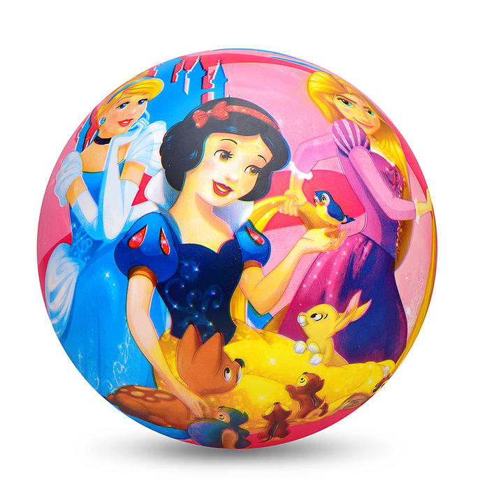 Фото к товару Мяч пвх 23 см "Принцессы" полноцвет, в сетке Мяч пвх 23 см "Принцессы" полноцвет, в сетке