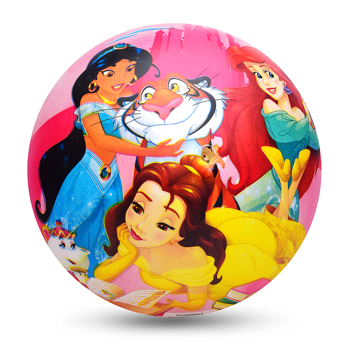 Фото к товару Мяч пвх 23 см "Принцессы" полноцвет, в сетке Мяч пвх 23 см "Принцессы" полноцвет, в сетке