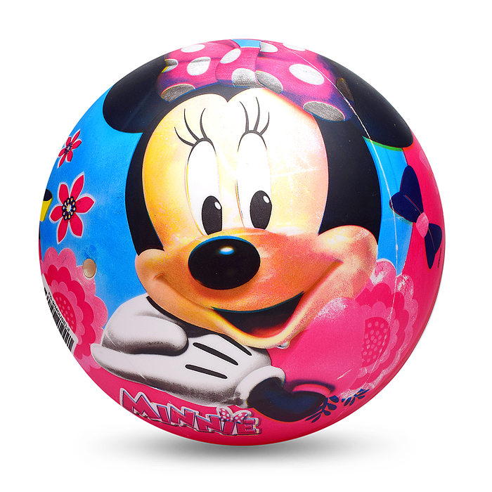 Фото к товару Мяч пвх 23 см "Минни маус" полноцвет, в сетке Мяч пвх 23 см "Минни маус" полноцвет, в сетке