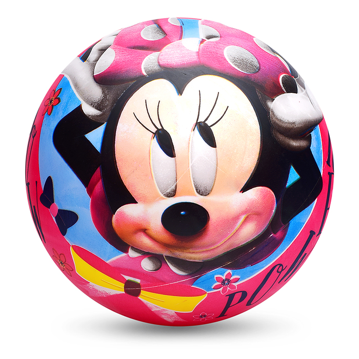 Фото к товару Мяч пвх 23 см "Минни маус" полноцвет, в сетке Мяч пвх 23 см "Минни маус" полноцвет, в сетке