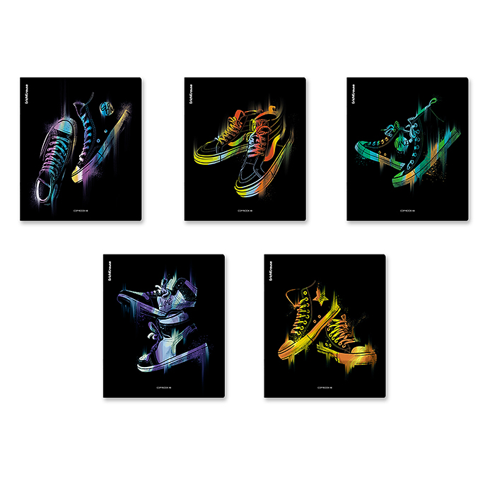 Тетрадь 48 л. клетка, "Sneaker " Тетрадь 48 л. клетка, "Sneaker "